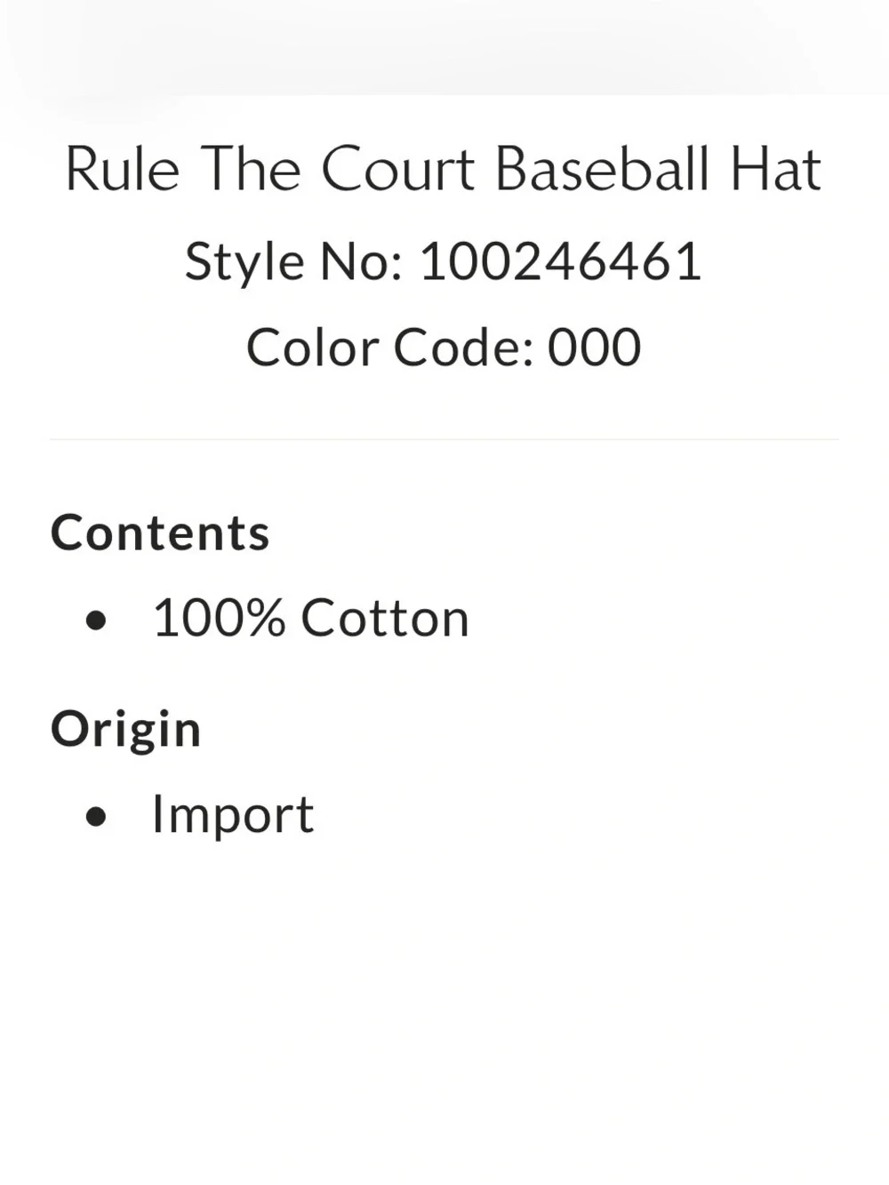 Free People Rule The Court Baseball Hat NWT💎